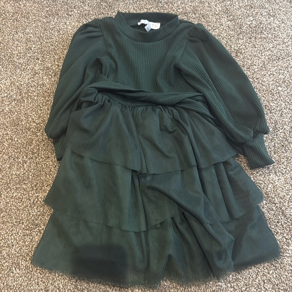 Ivy city 2t green dress